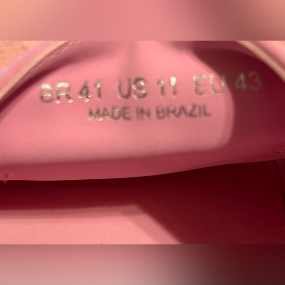 NWOT FARM Rio Petal Pink Flower Cloud Slide Sandal Slip on Flip flops Sz 11 XL - Picture 12 of 12